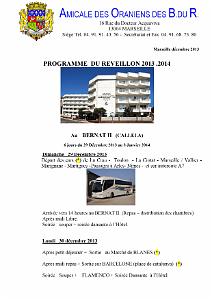 AOBR 2013 2014 REVEILLON EN ESPAGNE AVEC L AOBR